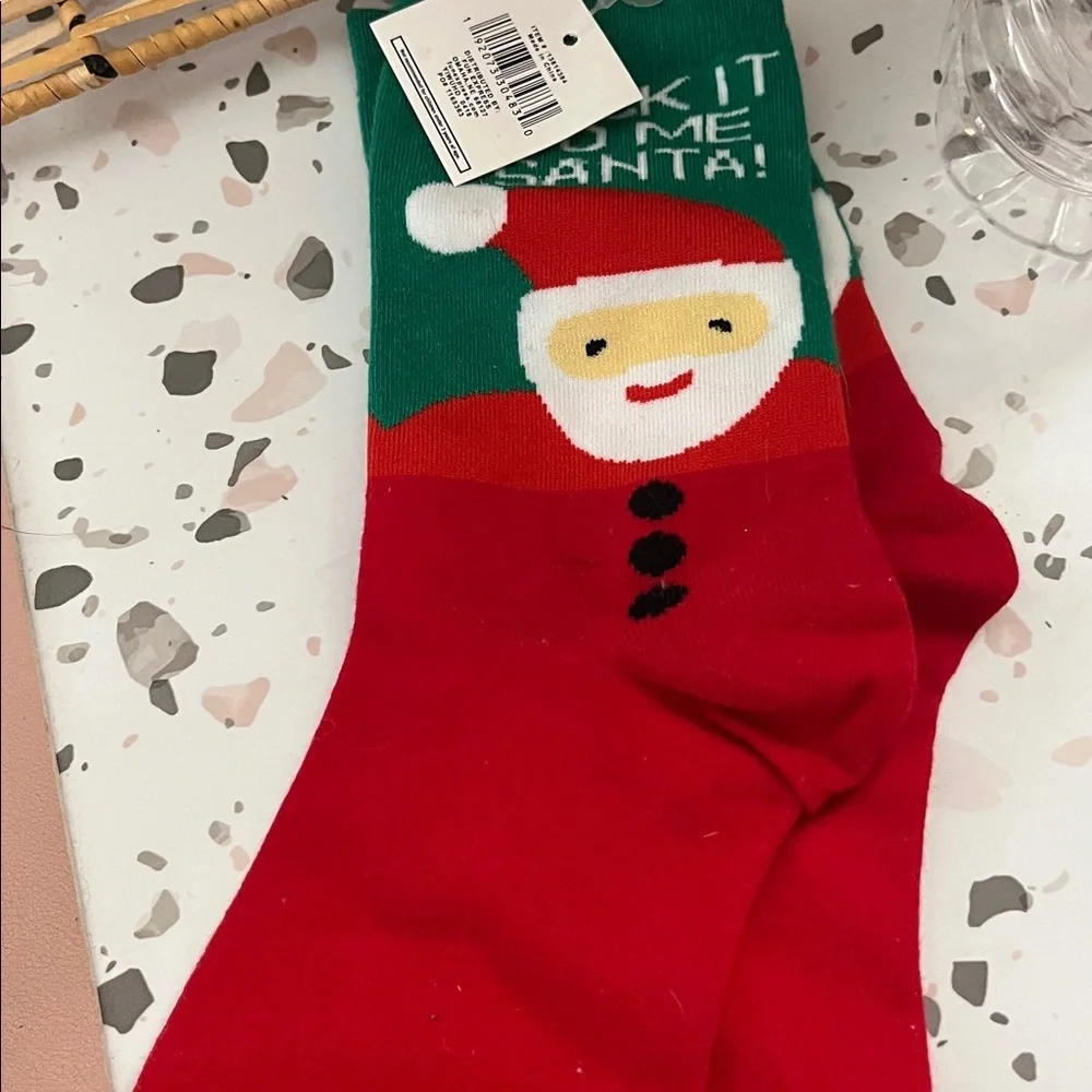 Kids Christmas Socks - Sock It To Me Santa!